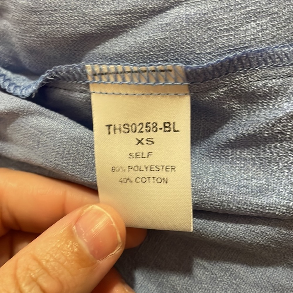 THML Embroidered High Neck Top SZ XS EUC - Picture 4 of 5